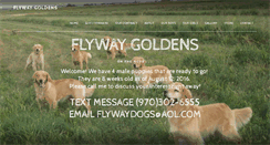 Desktop Screenshot of flywaygoldens.com